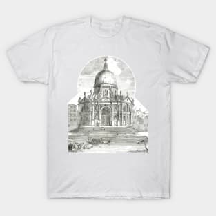 Basilica of Our Lady of Health Venice Italy Baldassare Loonghena T-Shirt